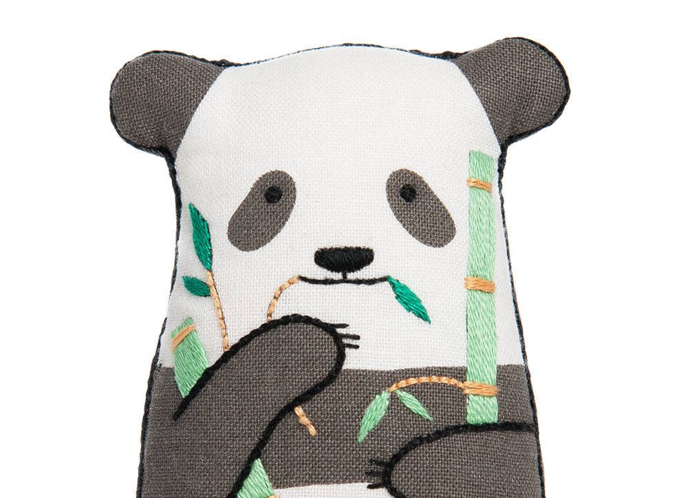 Panda - Embroidery Kit - Prismatic Fiber Arts