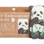 Panda - Embroidery Kit - Prismatic Fiber Arts