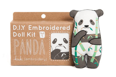 Panda - Embroidery Kit - Prismatic Fiber Arts