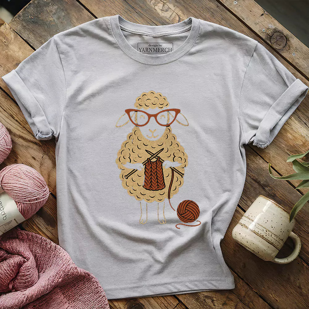 Knit Happens T-shirt - Prismatic Fiber Arts