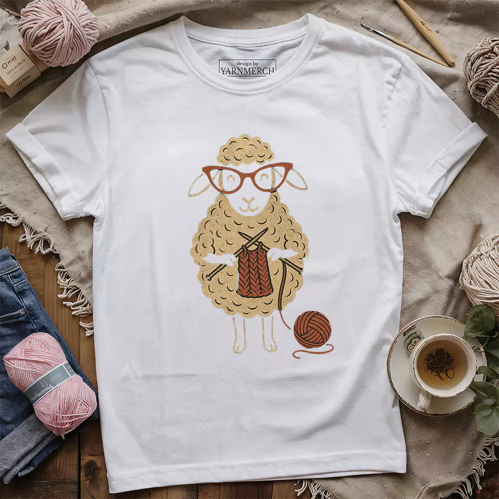Knit Happens T-shirt - Prismatic Fiber Arts
