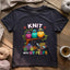 Knit W/ My Peeps T-shirt - Prismatic Fiber Arts