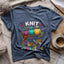 Knit W/ My Peeps T-shirt - Prismatic Fiber Arts