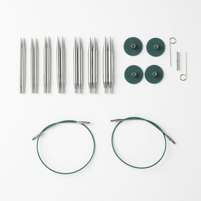 Interchangeable Needle Set - Shortie Size - Prismatic Fiber Arts