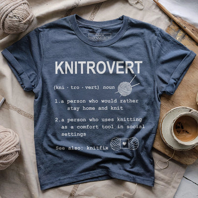 Knitrovert T-shirt - Prismatic Fiber Arts