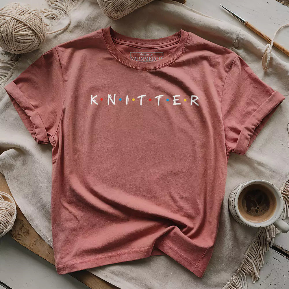 Knitter Friends T-shirt - Prismatic Fiber Arts