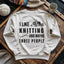 Knitting & 3 People Sweatshirt - Prismatic Fiber Arts