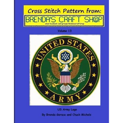 US Army Logo - Cross Stitch Pattern: from Brenda's Craft Shop - Volume 13