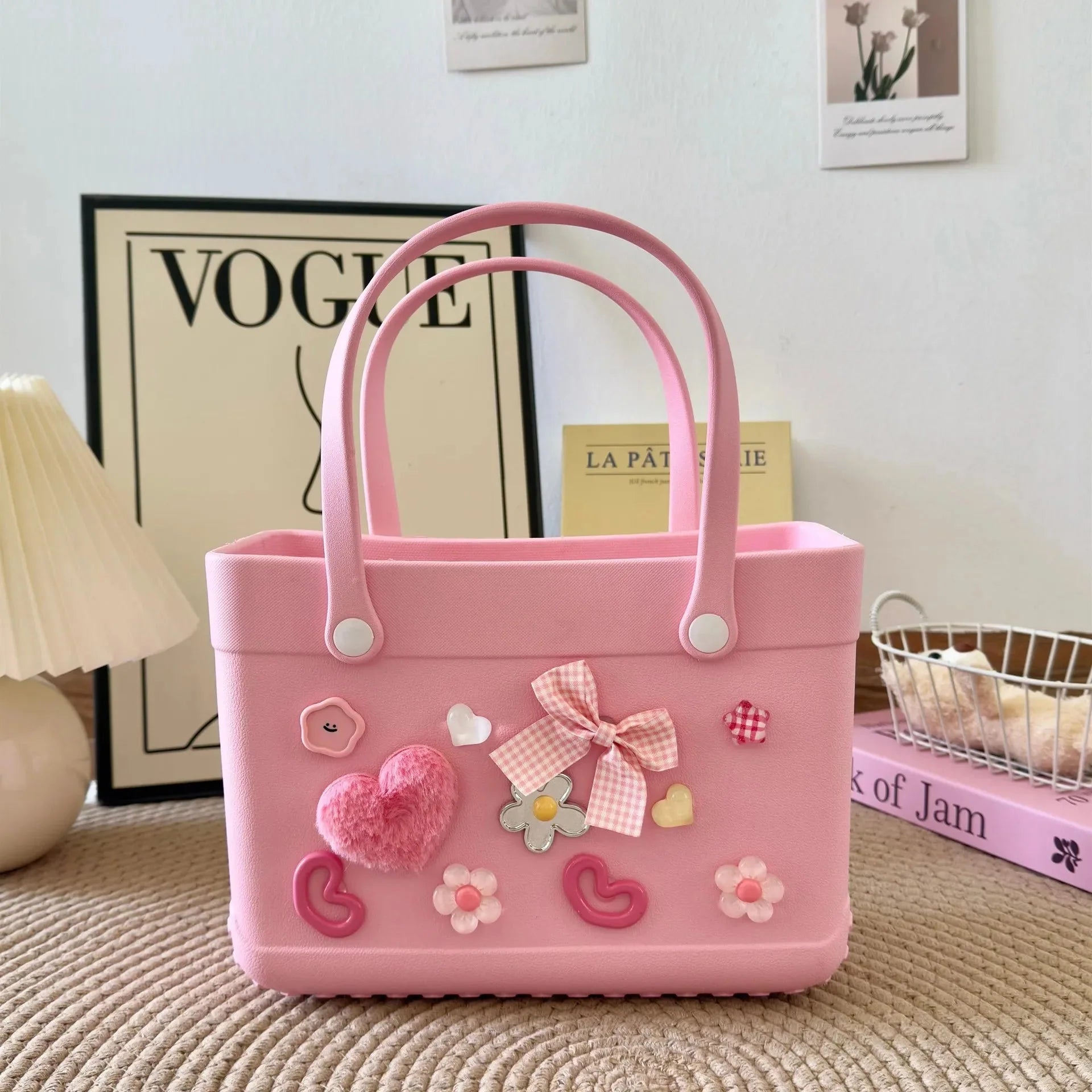 Large Eva Beach Bag Fashion - Prismatic Fiber Arts