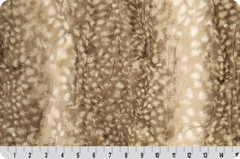 Luxe Cuddle® Fawn Cappuccino 58/60" Fabric Per Yard - Prismatic Fiber Arts