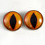 Legendary Devil Sew-On Button Glass Eyes - Prismatic Fiber Arts