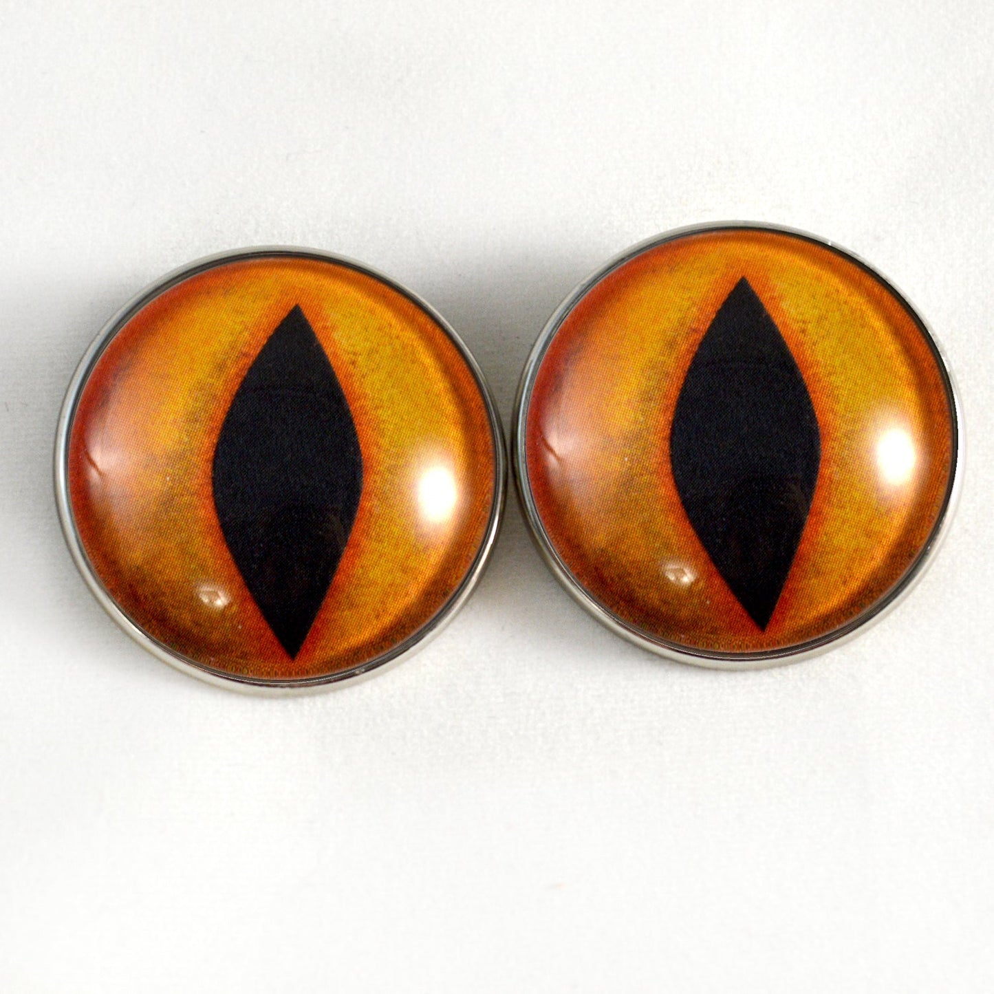 Legendary Devil Sew-On Button Glass Eyes - Prismatic Fiber Arts