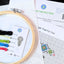 Let Me Google That For You - Snarky Modern Cross Stitch Kit by Room for Calm - Prismatic Fiber Arts
