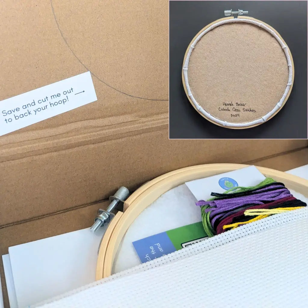 Let Me Say This About That - Subversive Self Care Cross Stitch Kit by Room for Calm - Prismatic Fiber Arts
