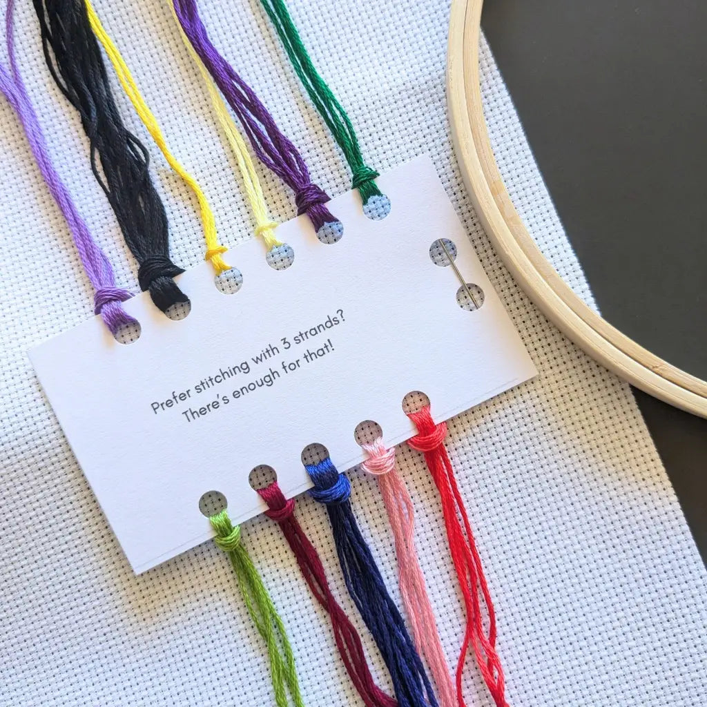 Let Me Say This About That - Subversive Self Care Cross Stitch Kit by Room for Calm - Prismatic Fiber Arts