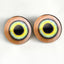 Light Green House Servant Elf Sew-On Button Glass Eyes - Prismatic Fiber Arts