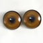 Lion Sew-On Button Glass Eyes - Prismatic Fiber Arts