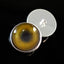 Lion Sew-On Button Glass Eyes - Prismatic Fiber Arts