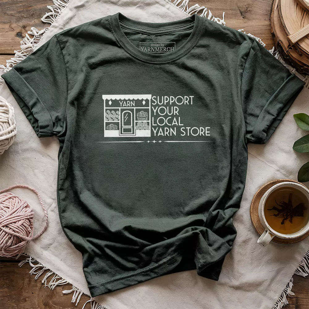 Local Yarn Store T-shirt - Prismatic Fiber Arts