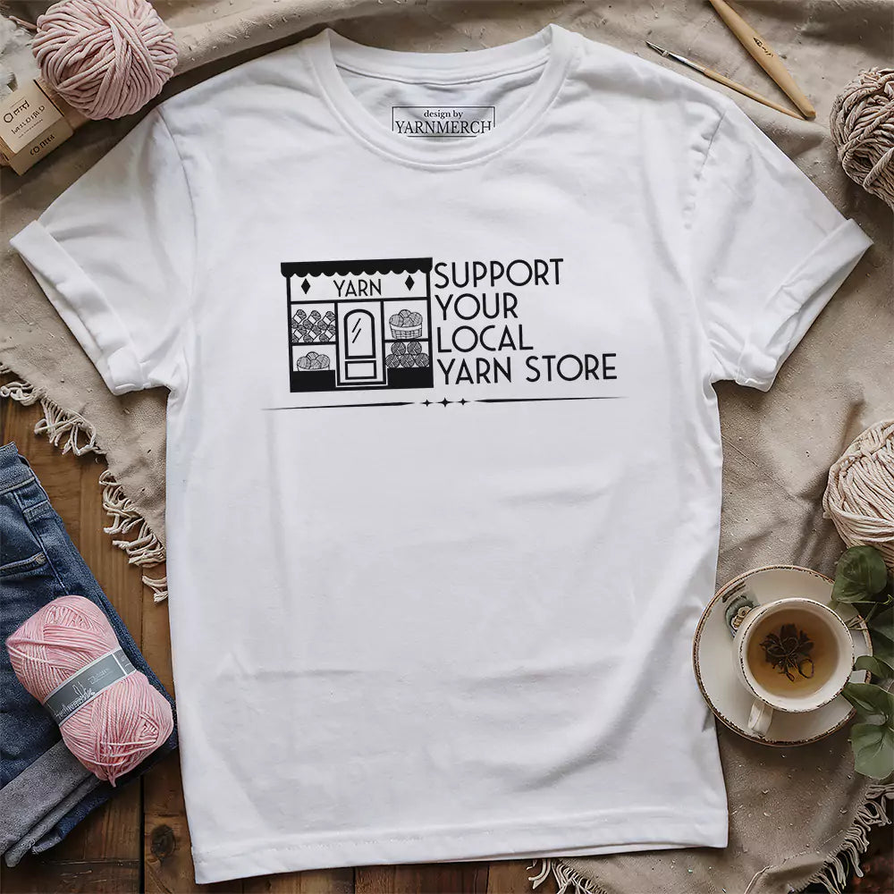 Local Yarn Store T-shirt - Prismatic Fiber Arts