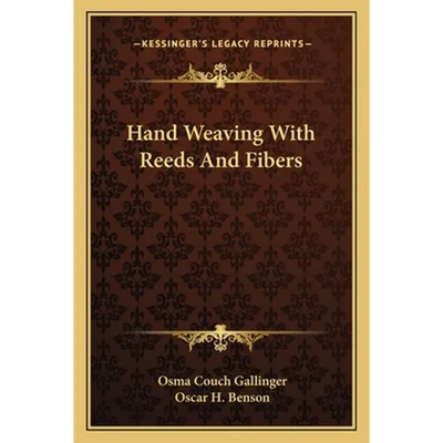 Hand Weaving With Reeds And Fibers