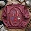 America Wool Sweatshirt - Prismatic Fiber Arts
