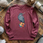 Crochet Crow Long Sleeve T-shirt - Prismatic Fiber Arts