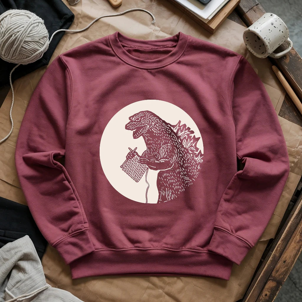 Knitzilla Sweatshirt - Prismatic Fiber Arts
