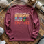 Retirement Plan Long Sleeve T-shirt - Prismatic Fiber Arts