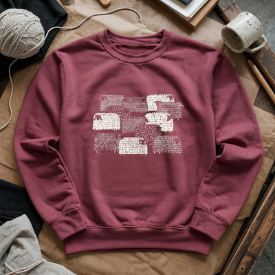 Sheep Happens Sweatshirt - Prismatic Fiber Arts