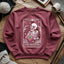 Skeleton Crocheter Tarot Sweatshirt - Prismatic Fiber Arts