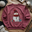 Yarn Snowman Sweatshirt - Prismatic Fiber Arts