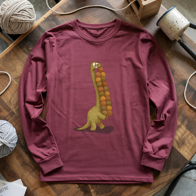 Yarnosaurus Rex Long Sleeve T-shirt - Prismatic Fiber Arts