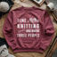 Knitting & 3 People Sweatshirt - Prismatic Fiber Arts
