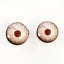 Crazy Mars Martian Sew-On Button Glass Eyes - Prismatic Fiber Arts