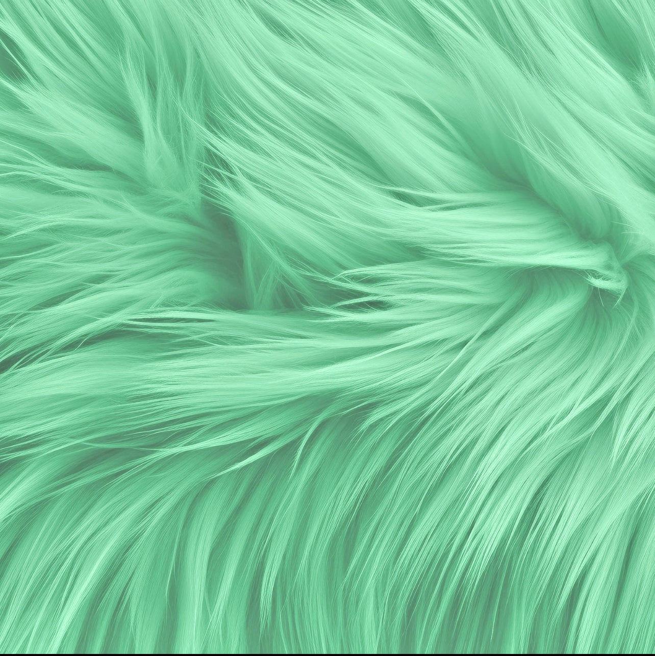 Round Shaggy Faux Fur Fabric - 36 Inches Diameter - Circular Fluffy Faux Fur for Home Decor - Prismatic Fiber Arts