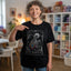 Skeleton Crocheter Tarot T-shirt - Prismatic Fiber Arts
