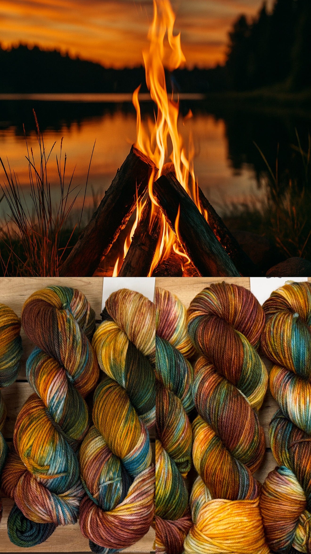 Campfire Nights - Prismatic Fiber Arts