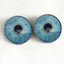 Natural Light Baby Blue Sew-On Button Glass Eyes - Prismatic Fiber Arts