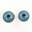 Natural Light Baby Blue Sew-On Button Glass Eyes - Prismatic Fiber Arts