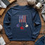 America Wool Long Sleeve T-shirt - Prismatic Fiber Arts