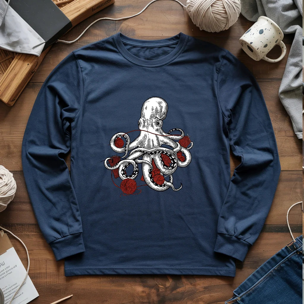 Craftopus Long Sleeve T-shirt - Prismatic Fiber Arts