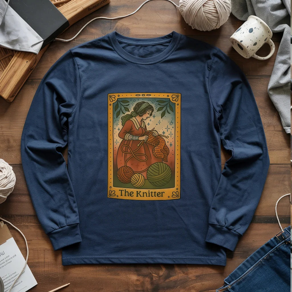 Knit Witch Long Sleeve T-shirt - Prismatic Fiber Arts
