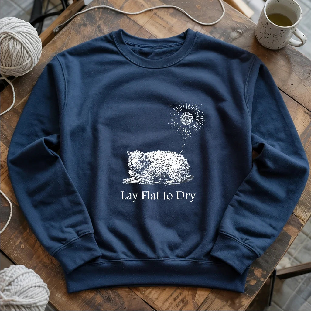 Lay Flat Sweatshirt - Prismatic Fiber Arts