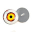Nightmare Clown Yellow and Orange Sew-On Button Glass Eyes - Prismatic Fiber Arts
