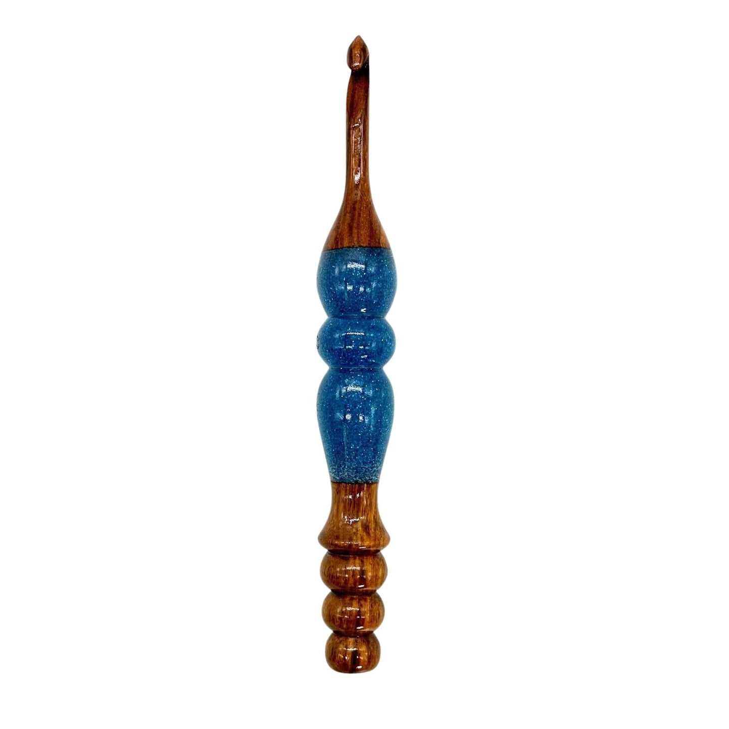 Sparkle Rosewood Crochet Hook - Prismatic Fiber Arts