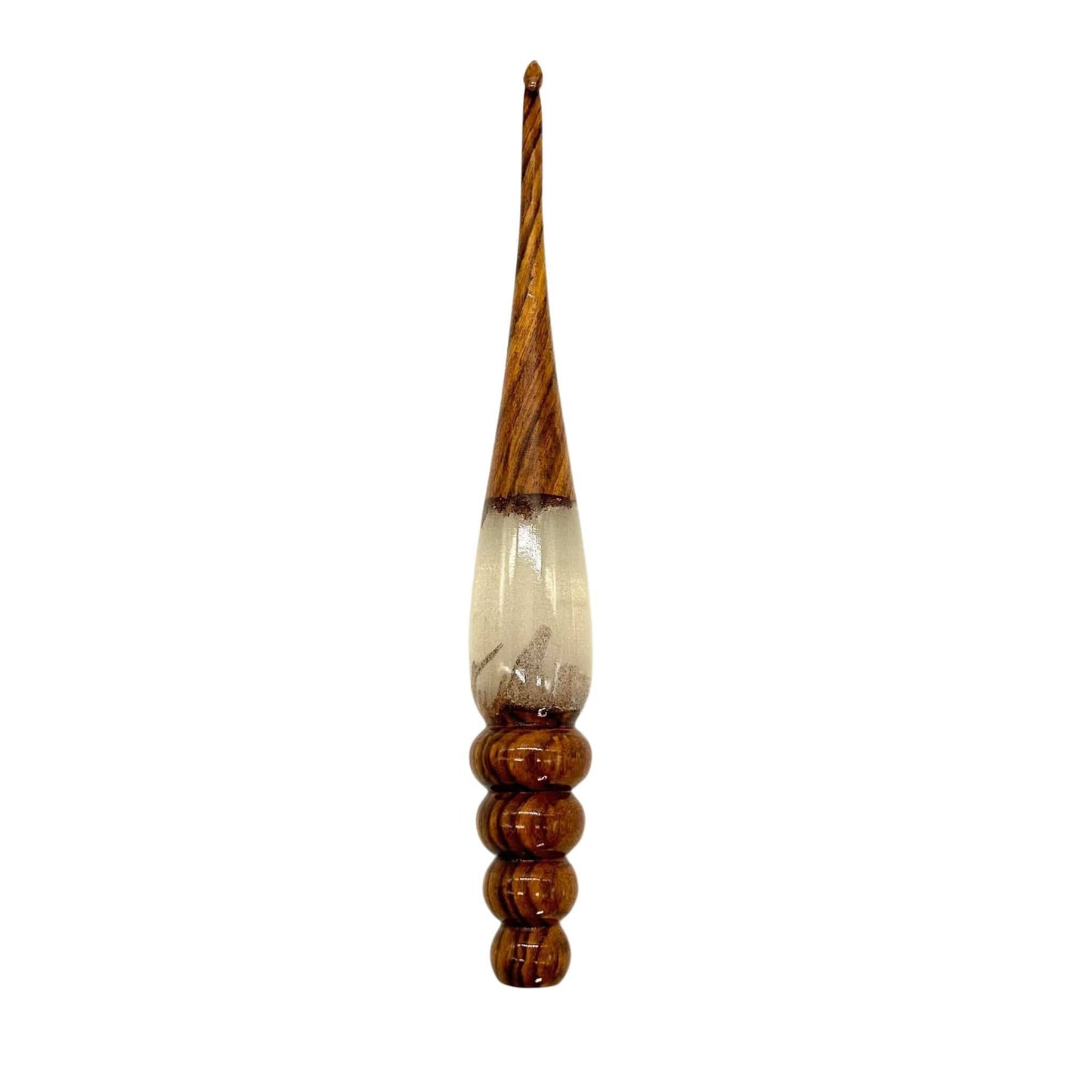 Sparkle Rosewood Crochet Hook - Prismatic Fiber Arts