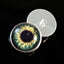 Olive Green Human Inspired Sew-On Button Glass Eyes - Prismatic Fiber Arts