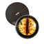 Orange and Yellow Dragon Sew-On Button Glass Eyes - Prismatic Fiber Arts
