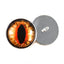 Orange Cat Dragon Sew-On Button Glass Eyes - Prismatic Fiber Arts